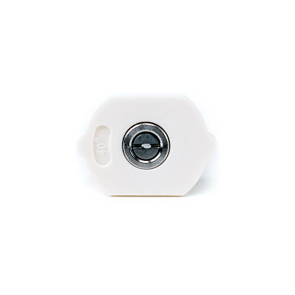MTM Hydro Stainless Steel QC Nozzle - 40°/3.5, White