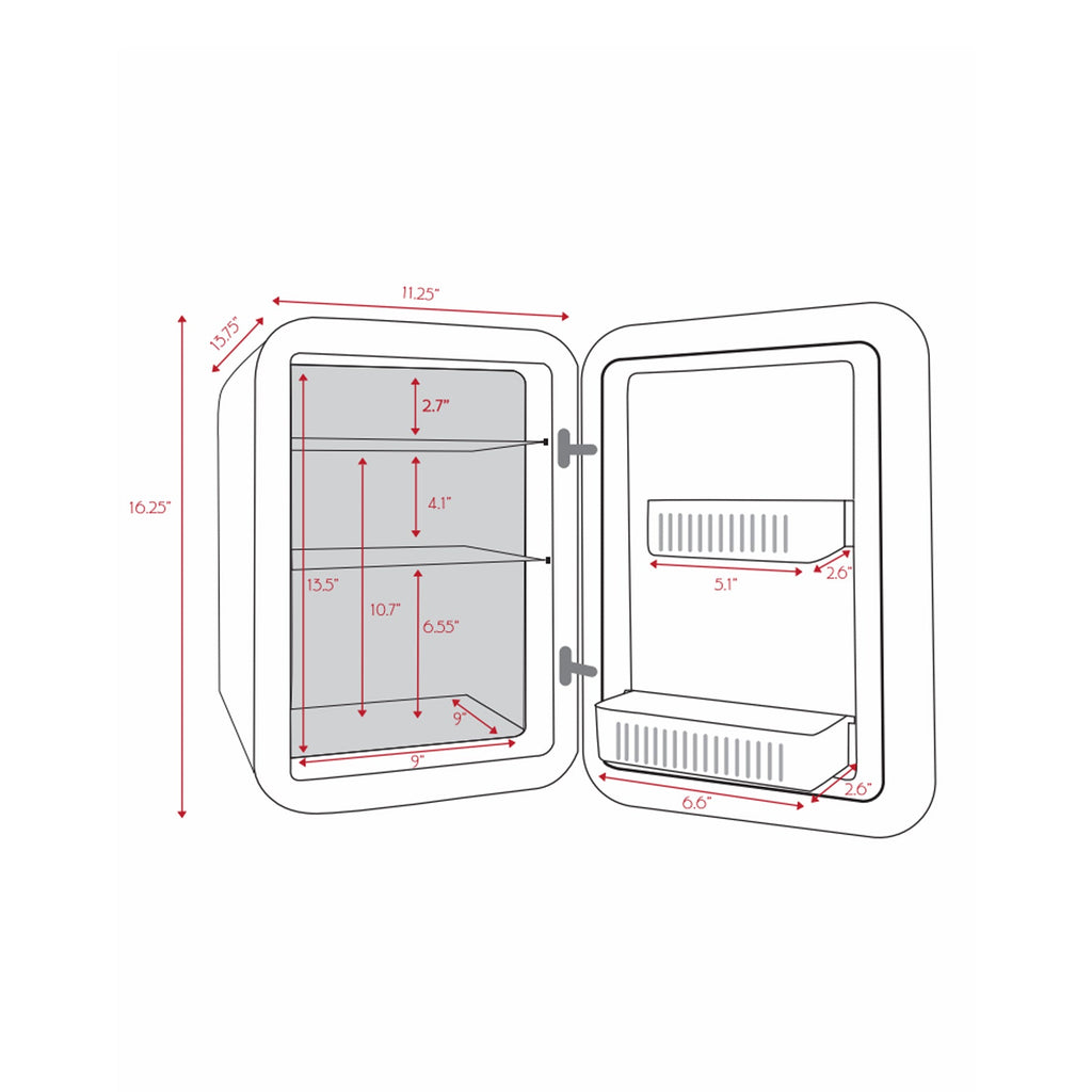 Concord 20L Mini Fridge w/ Temperature Control