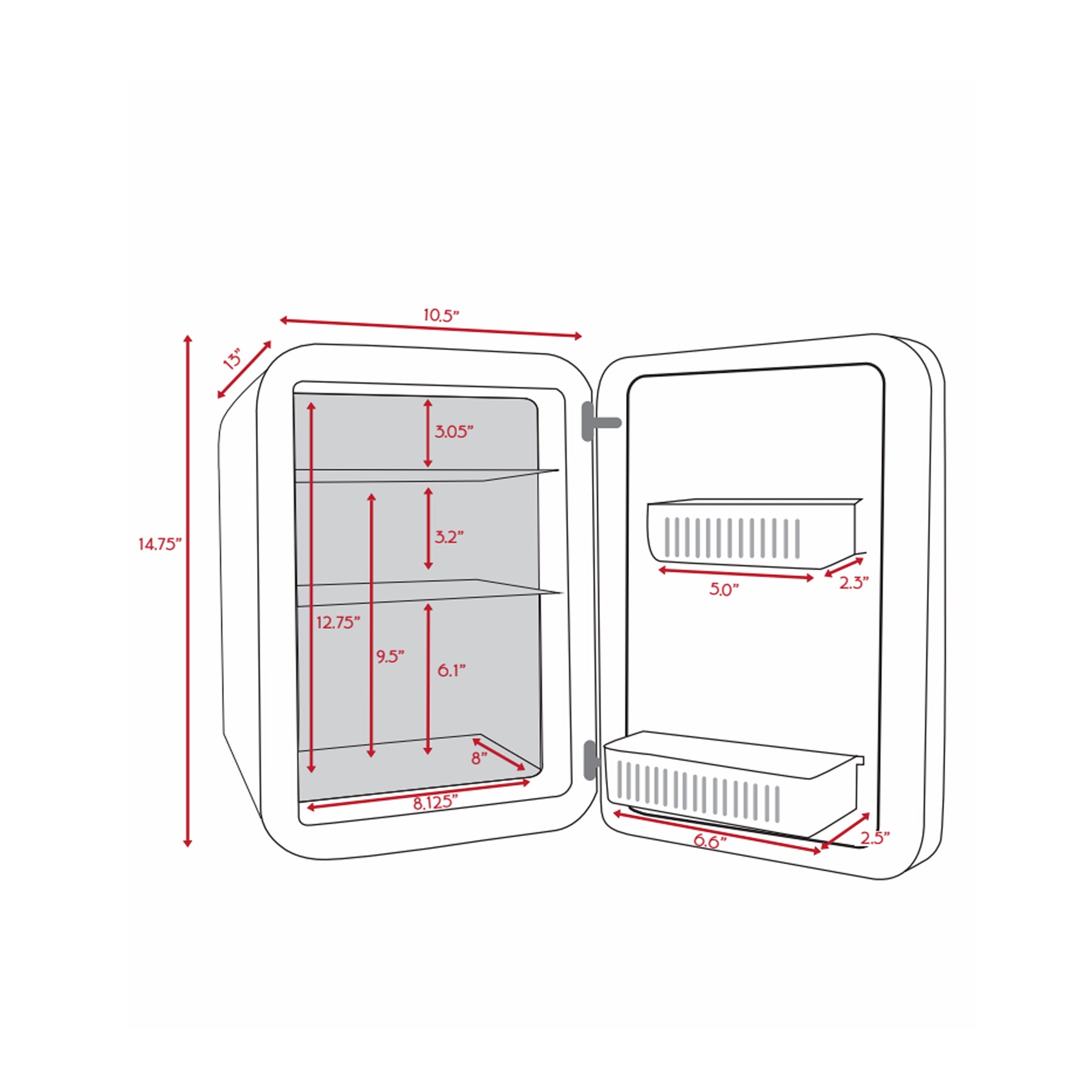 Infinity 15L Mini Fridge