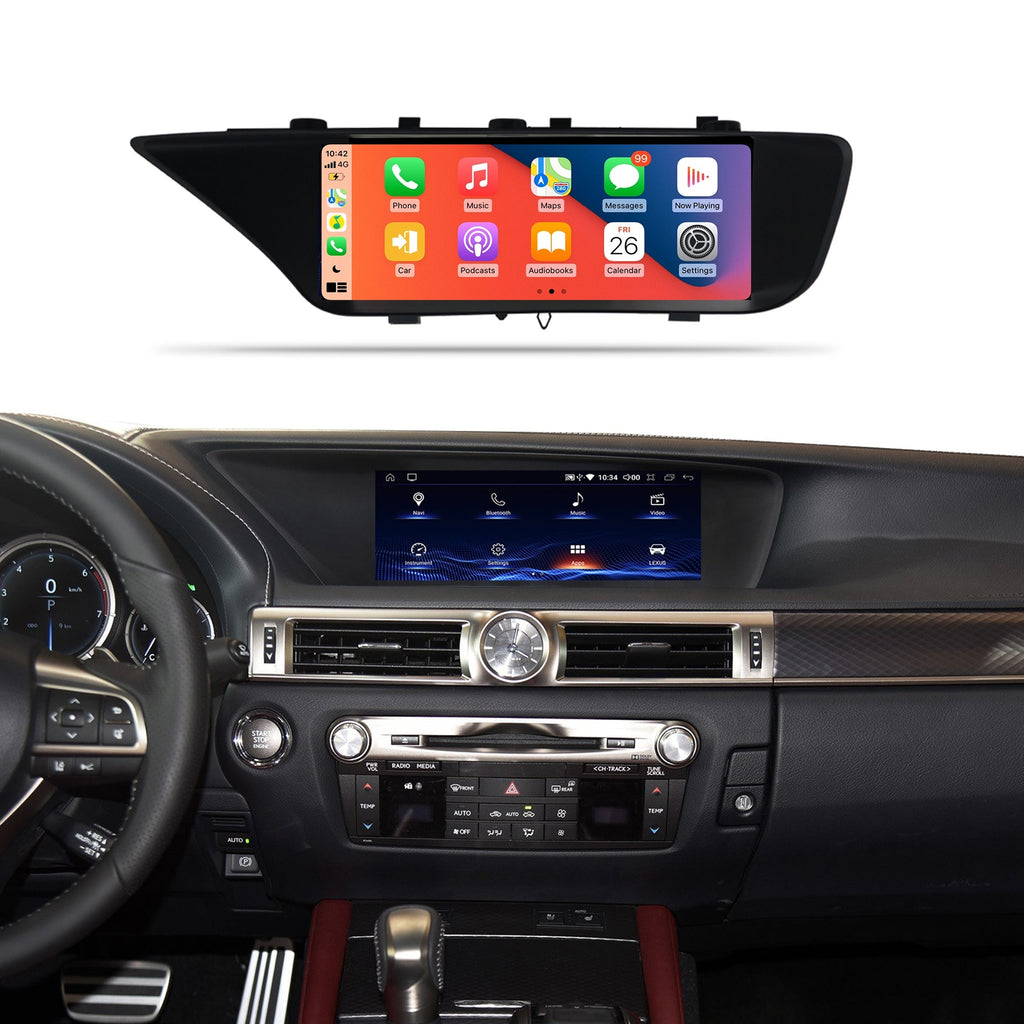 12.3" GS 2012-2019 LHD Lexus Android Screen | Wireless Carplay | 8+64GB