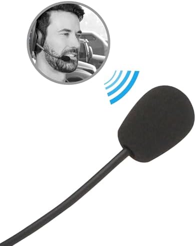12 Pack Headset Microphone Windscreen Foam Cover Soft Comfortable and High-density Lapel Mic Covers Pop Filter Replacement Windshield for Headset Microphone