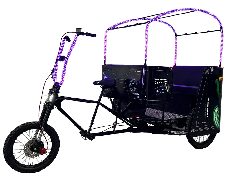 Electric Six-Seater Pedicab -Class 2 E-Bike