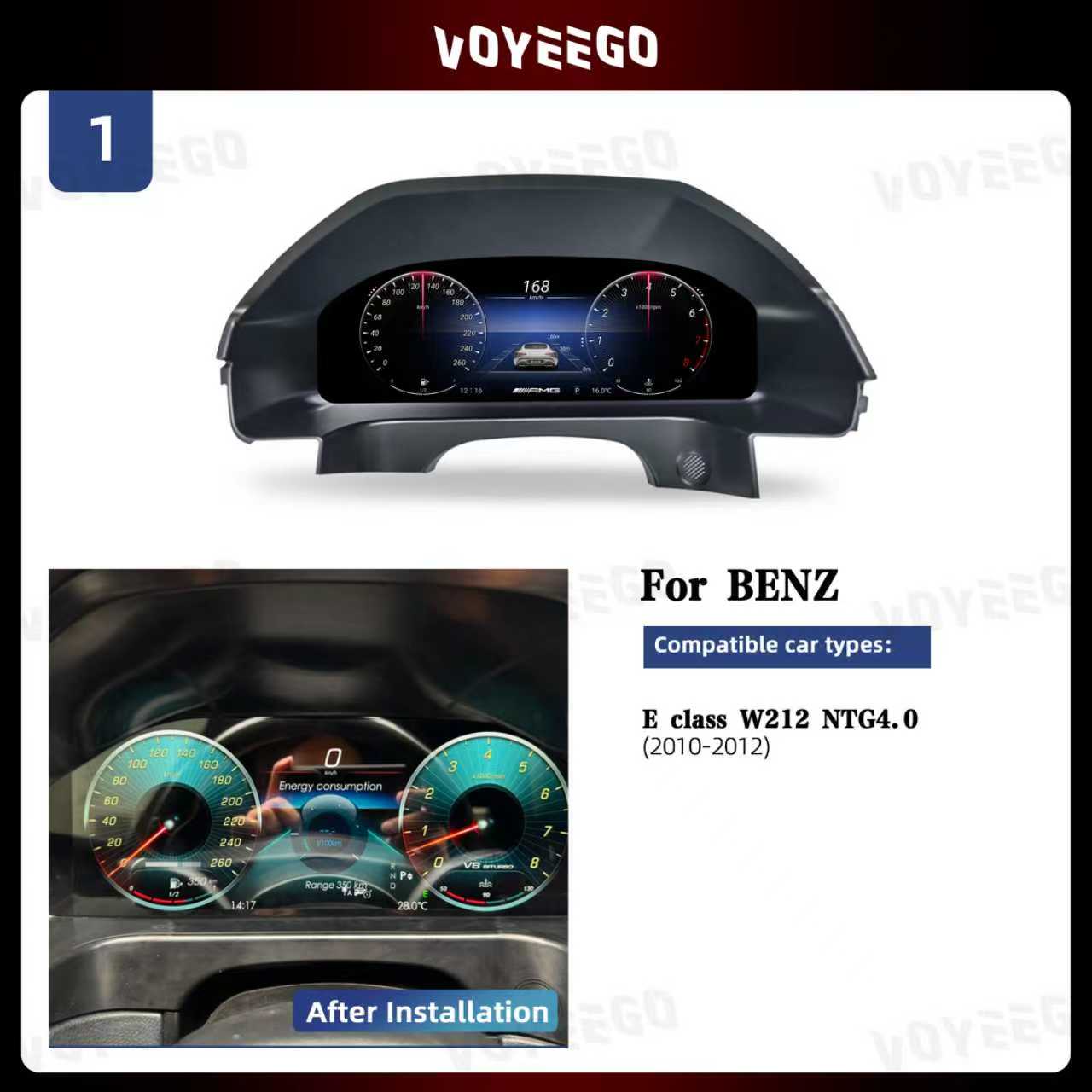 E Class W212 NTG4.0 Digital Cluster | Left Hand Drive