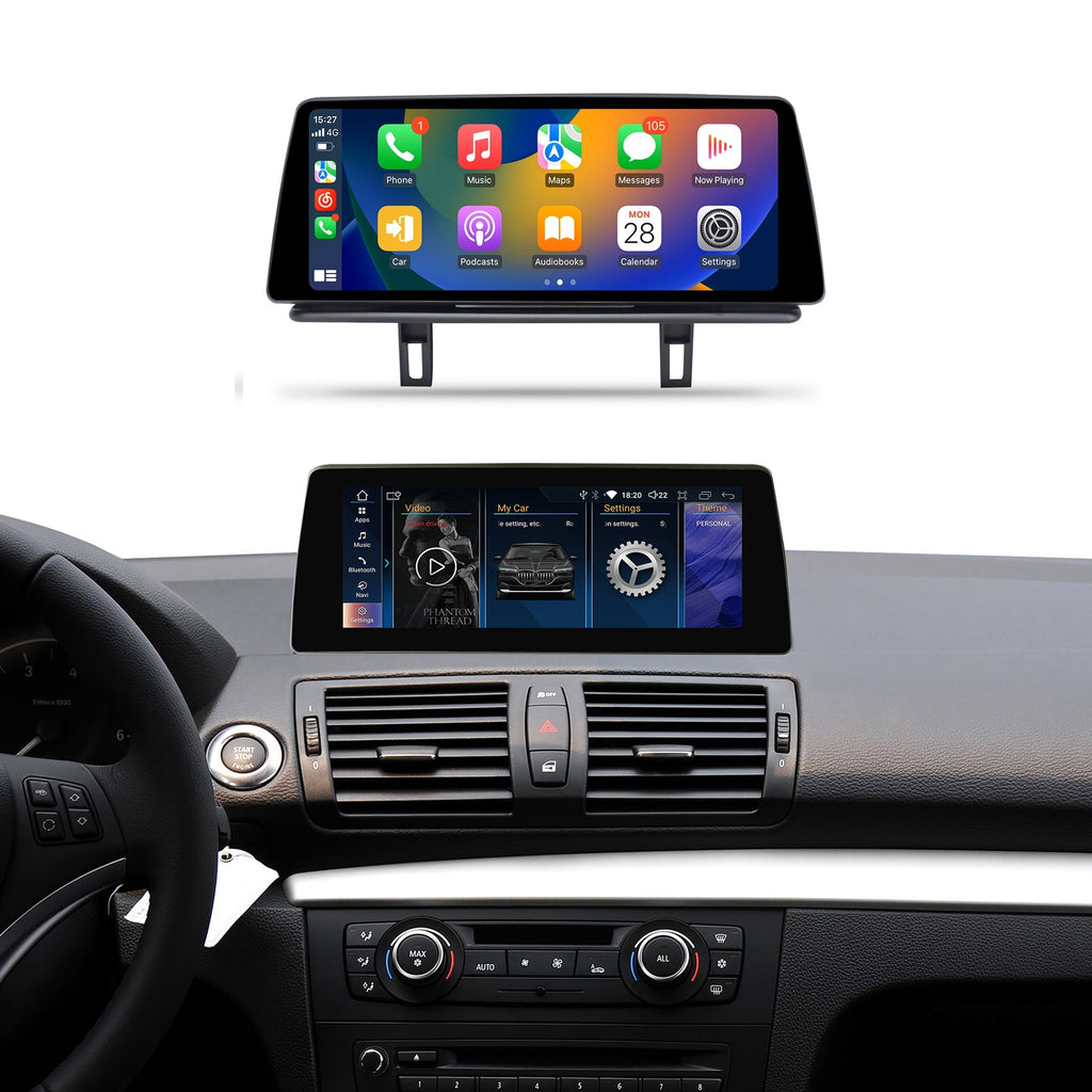 10.25'' 1 Series E87 E88 2004-2013 BMW Android Auto Screen | Wireless Carplay | 8+64GB