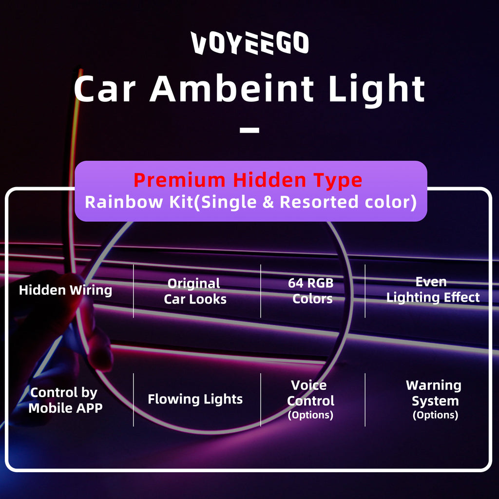 Universal Kit | 64 Colors Premium Rainbow Ambient Lighting
