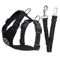 Dog Car Harness &  Seat Belt - Black