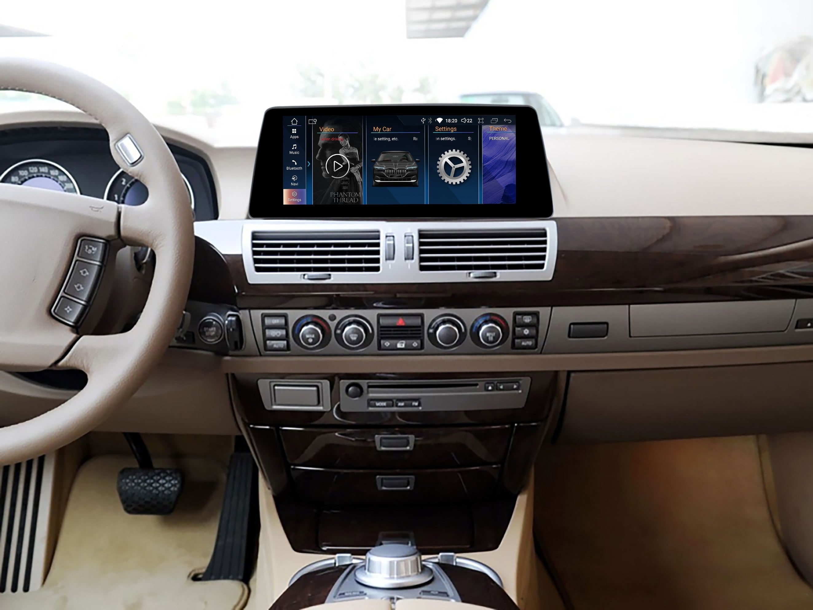 10.25'' 7 Series E65 E66 2002-2008 BMW Android Auto Screen | Wireless Carplay | 8+64GB