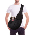 Pet Hand Free Sling Bag - Black