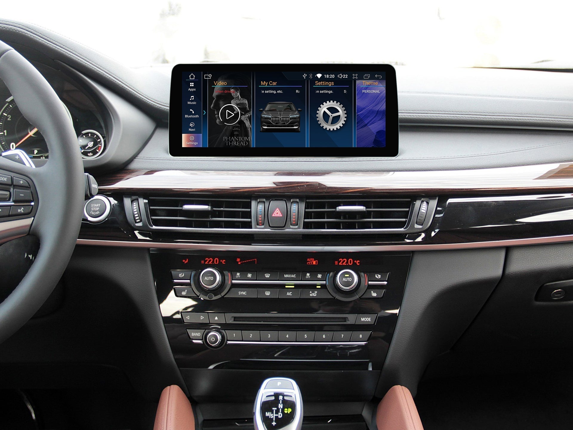 12.3'' X5/X6 F15 F16 2013-2019 BMW Android Auto Screen | Wireless Carplay | 8+64GB