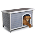 PETSFIT Outdoor Wooden Dog House