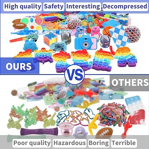 1000Pcs Party Favors for Kids, Fidget Toys Bulk, Birthday Gift Toys, Fidgets Stocking Stuffers, Treasure Box Birthday Party, Goodie Bag Stuffers, Carnival Prizes, Pinata Filler Stuffers for Classroom