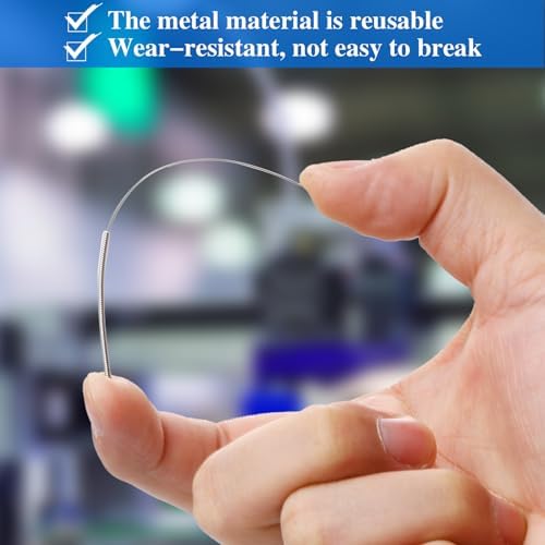 120 Pieces 3D Printer Nozzle Cleaning Needles, 3D Printer Nozzle Cleaning Kit 0.4 Mm Stainless Steel Needles Cleaner 3D Printer Nozzle Cleaner 3D Printer Accessory