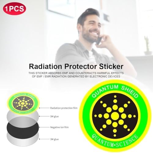 12 Pcs Stickers Blocker Neutralize Shield Protection for Cell Phones cased and Electronic Devices WiFi 5G Tablets Laptops Computers TV Monitors