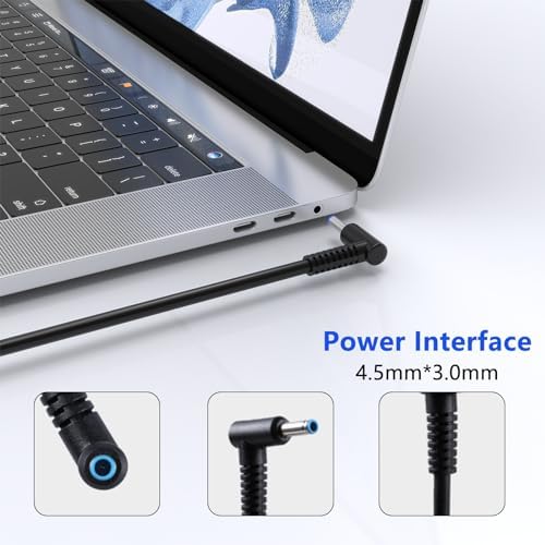 150W Laptop Charger for HP Zbook Charger Zbook Fury 16 G11 Zbook 15 16 17 15u 15v G3 G4 G5 G6 G7 G8 G9 ZBook Studio G3 G4 G5 G6 G7 G8 OMEN Pavilion Victus Gaming Power Supply