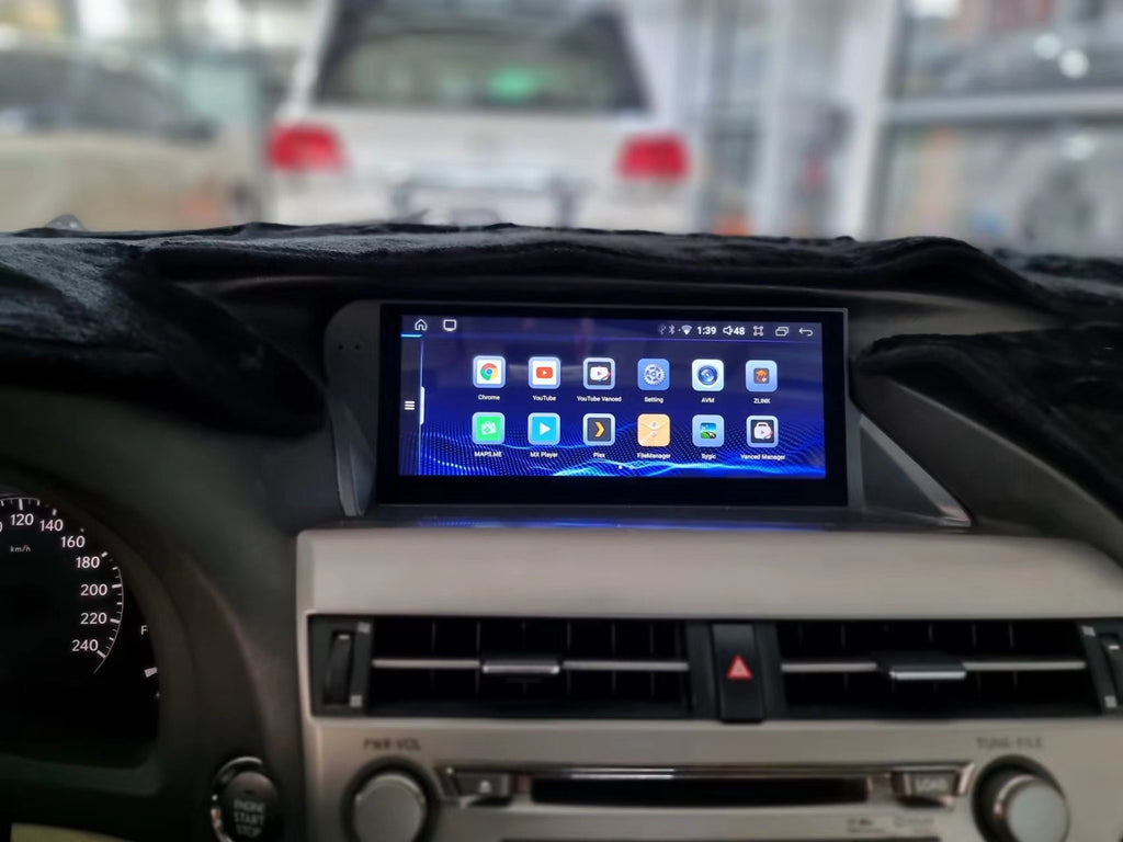 10.25" RX 2009-2014 LHD Lexus Android Screen | Wireless Carplay | Online Video