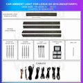 GX 2010-2023 Ambient Lighting Full Interior Kit | Starry 18 Leds