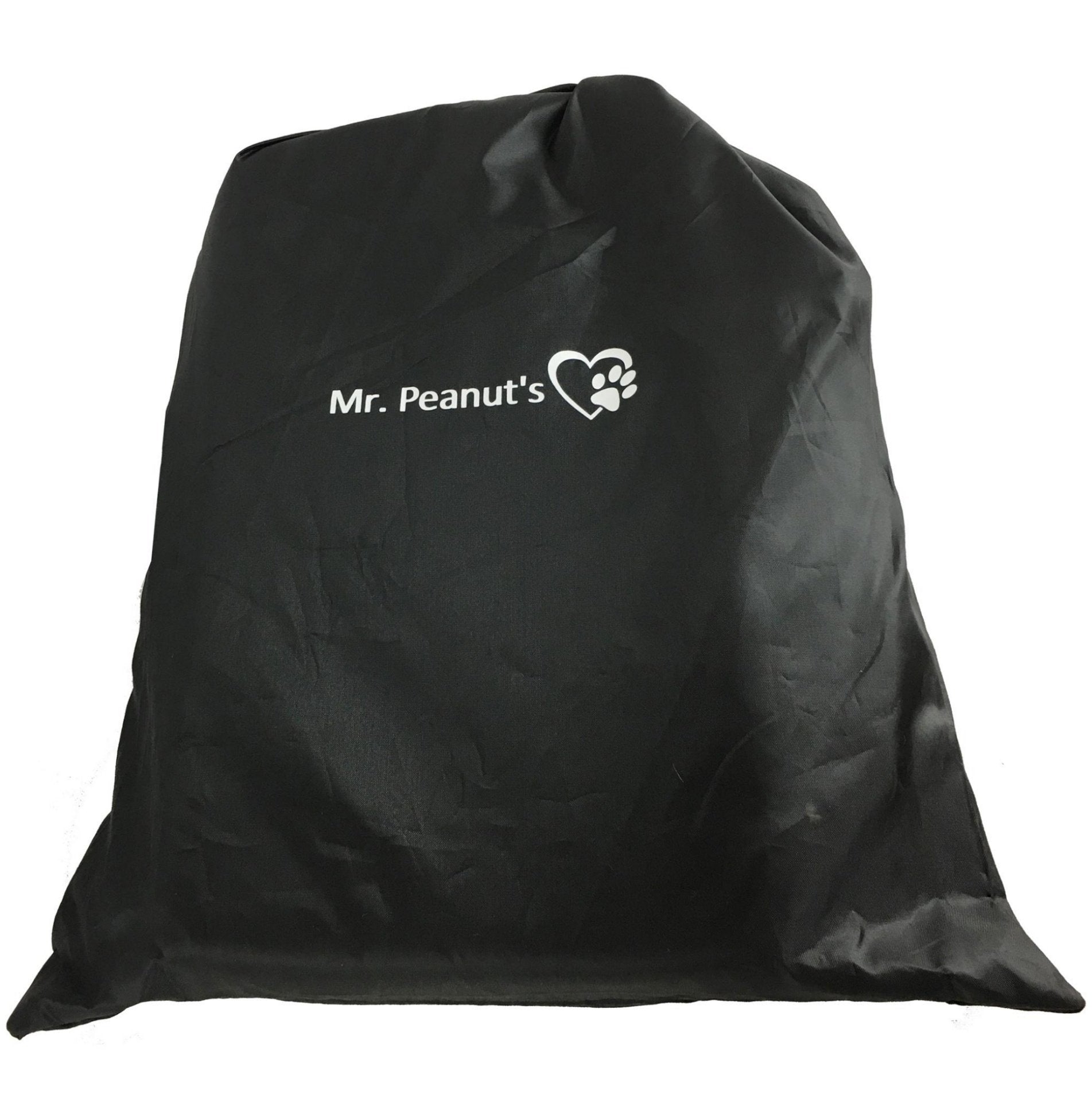 Mr. Peanut's Logo Black Pet Carrier Storage Pouch