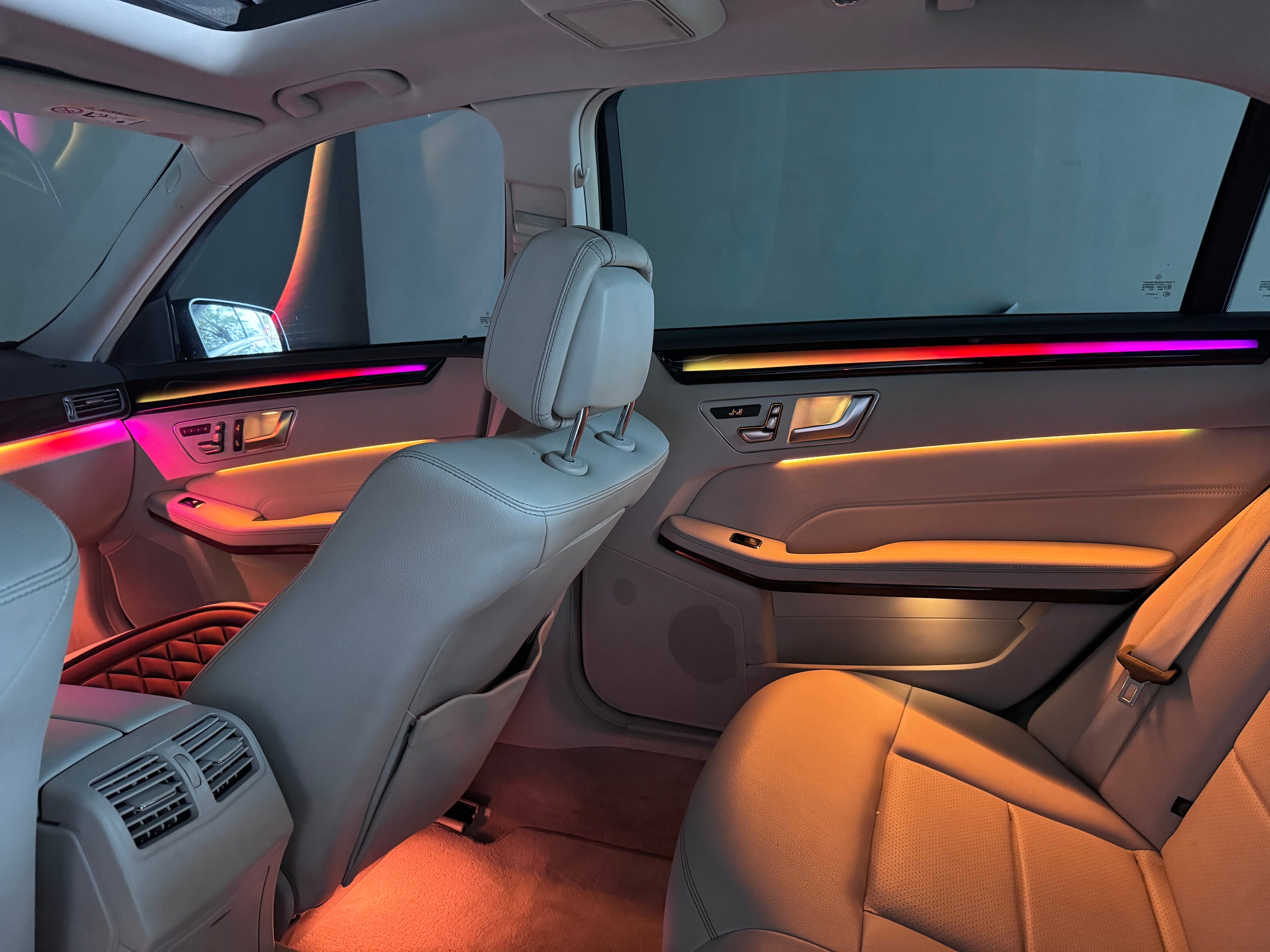 E Class W212 Ambient Lighting Kit | Dynamic Rainbow
