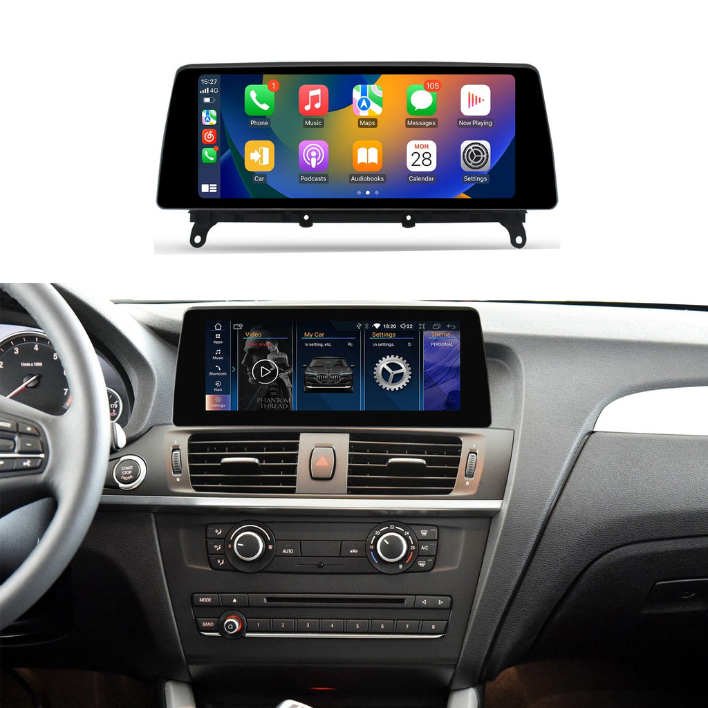 10.25'' X3/X4 F25 F26 2010-2018 Android Auto Screen | Carplay | Online Video | 8+64GB