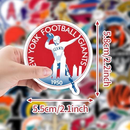 115pcs Sports Stickers,New and Old Models Football Team Stickers,Waterproof Vinyl Stickers.
