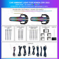 CRV 2023 64 Colors  Ambient Lighting | Rainbow