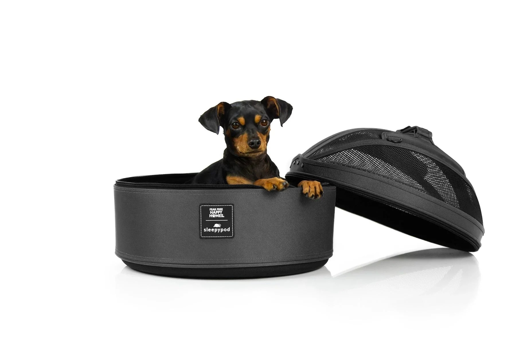 Sleepypod Mobile Pet Bed – Crash-Tested, Ultra-Plush Travel Bed for Small Pets - Full Size