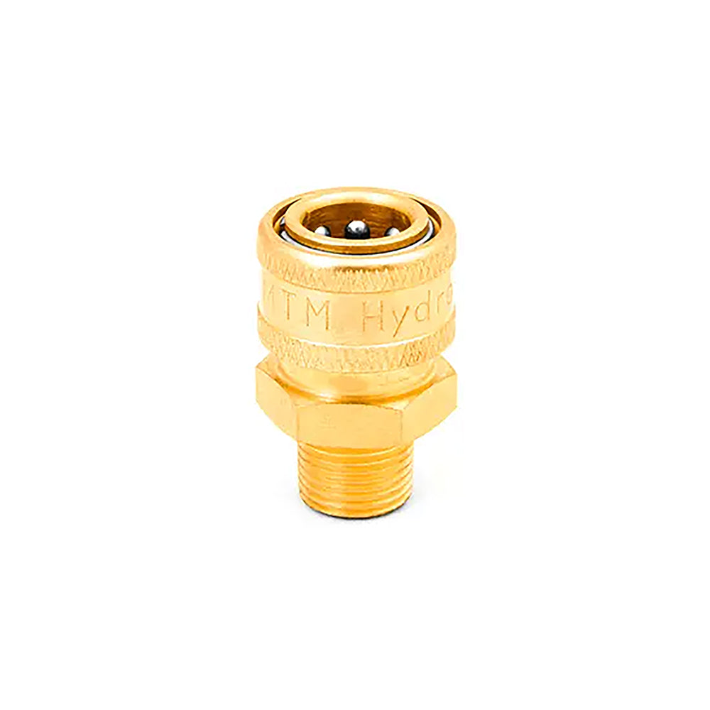 MTM Hydro Brass QC Coupler - 3/8" MPT