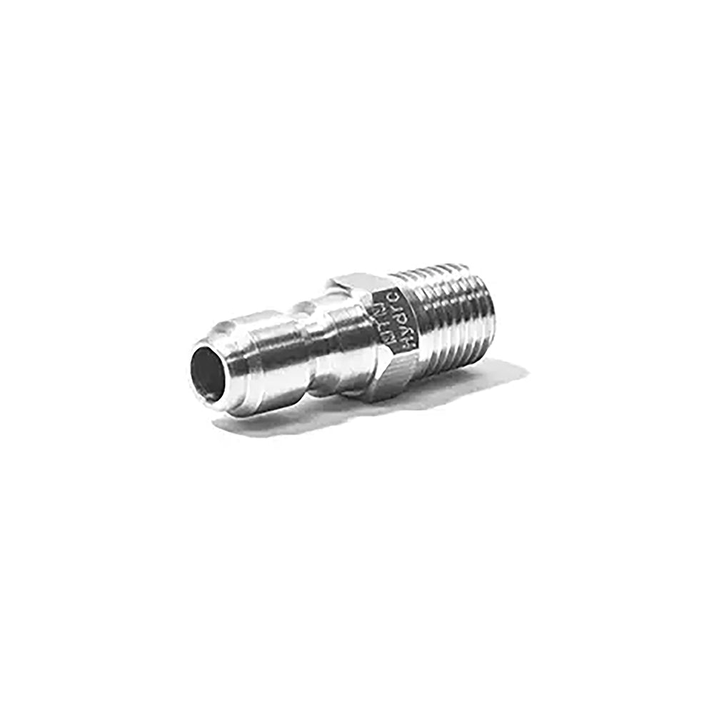 Veloci Stainless Steel QC Plug - 1/4" MPT