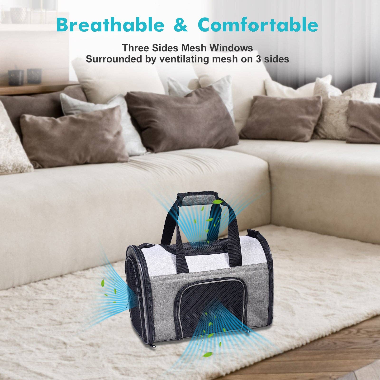 Jespet Sport Airline Travel Pet Carrier Bag