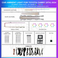 Camry 9th 2024 Ambient Lighting | Starry Rainbow