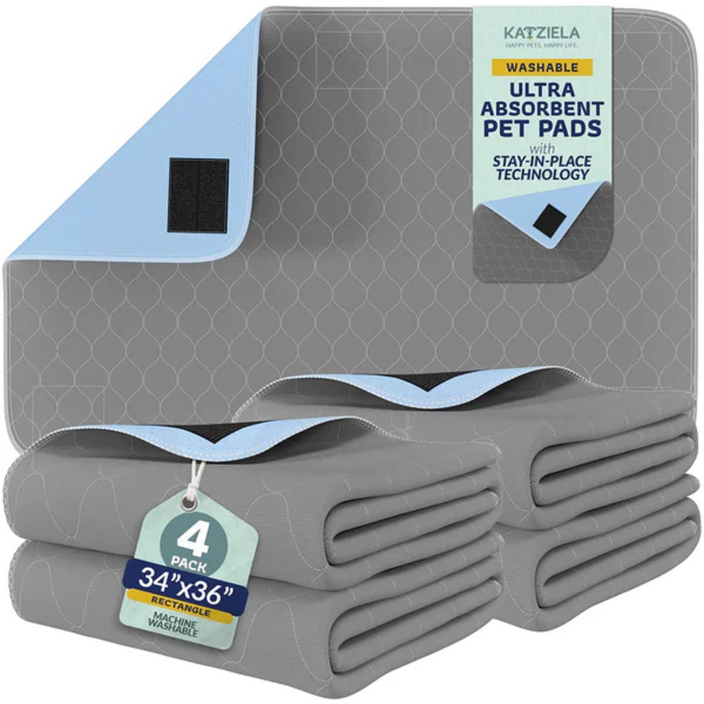 Katziela Quick-Drying Washable Waterproof Stay In Place Pee Pads