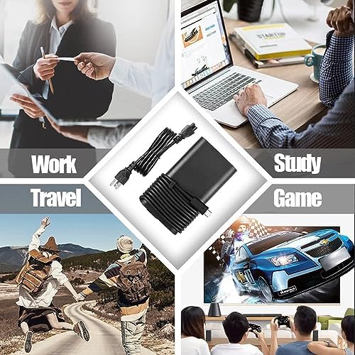 130W USB C Laptop Charger for Dell Xps 15 16 17 9640 9500 9510 9520 9530 9540 9575 2-in-1 9700 9710 9720 9730 Alienware x14 R1 R2 XPS 13 12 7390 9315 9320 9340 9350 9360 9365 9370 9380 9390 Laptop