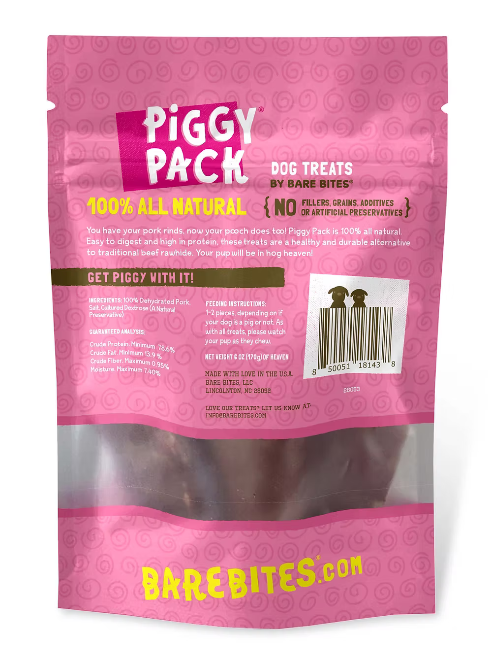 Bare Bites 6oz Sample Packs - Only Made in USA