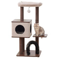Petpals Elevate Minimalistic, Wooden Medium Cat Tower