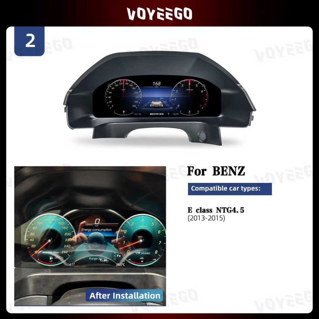 E Class W212 NTG4.5 Digital Cluster | Left Hand Drive