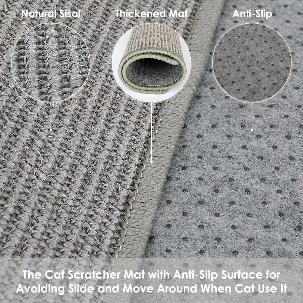 Cat Scratcher Mat - Pale Green