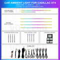 XT4 2018-2023 Ambient Lighting Interior 14 Leds | Rainbow