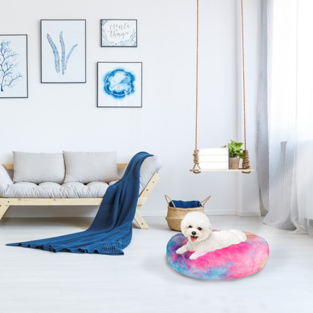Pet Calming Bed - Mix Blue