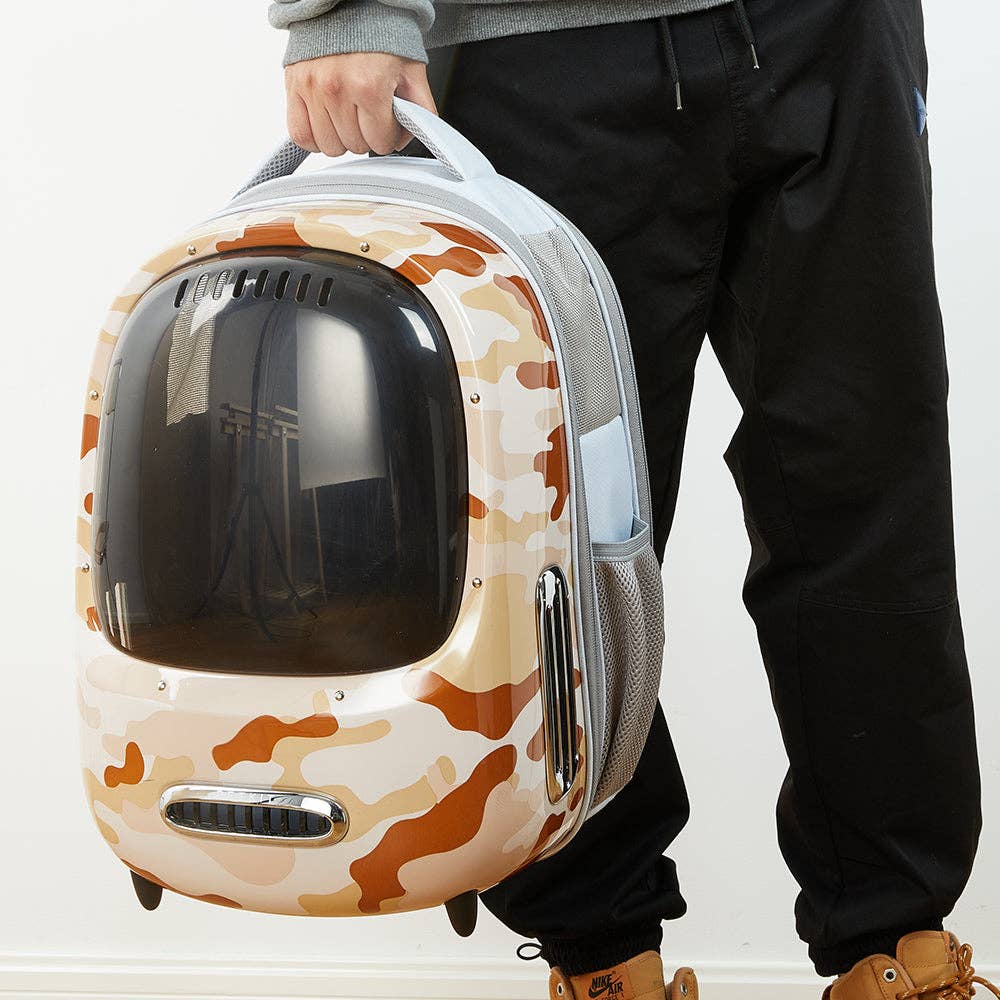PetKit Breezy Dome 2 Smart Cat Backpack – Ventilated with Fan & Light, Airline Compliant