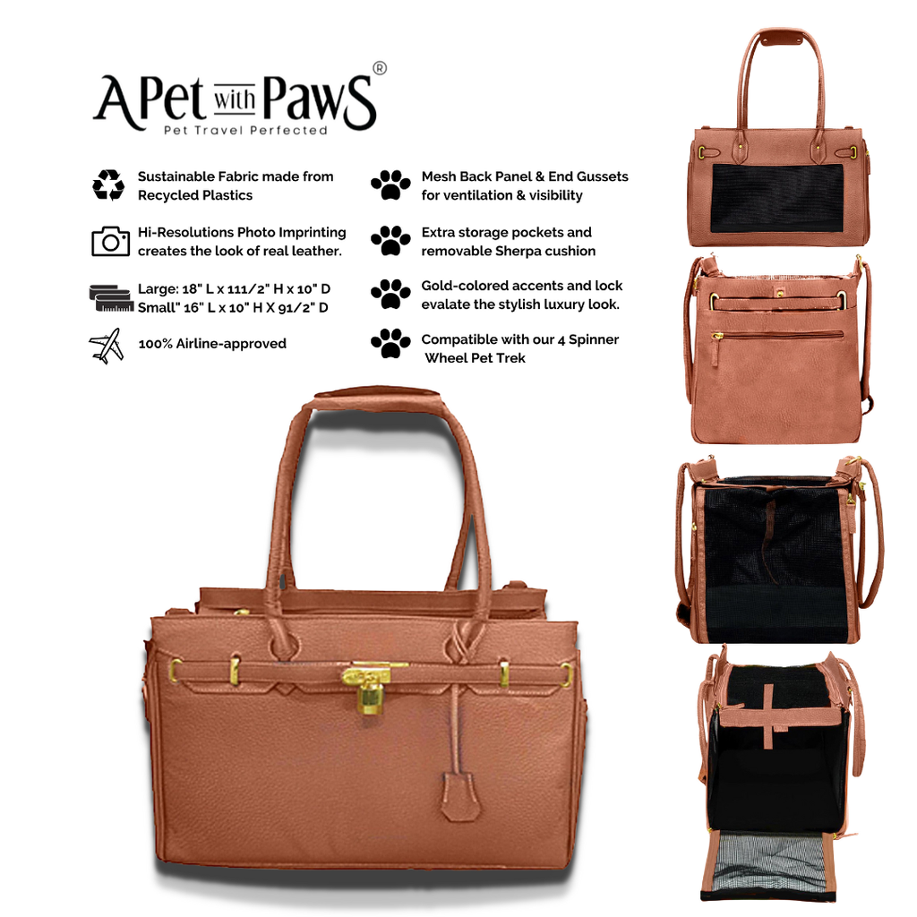 A Pet with Paws® Madison Carrier With Pet Trek Wheelbase