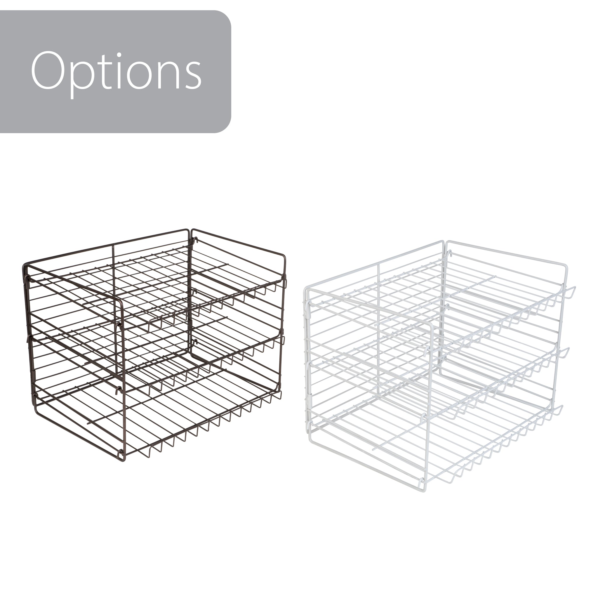 3-Tier Can Rack Organizer - White