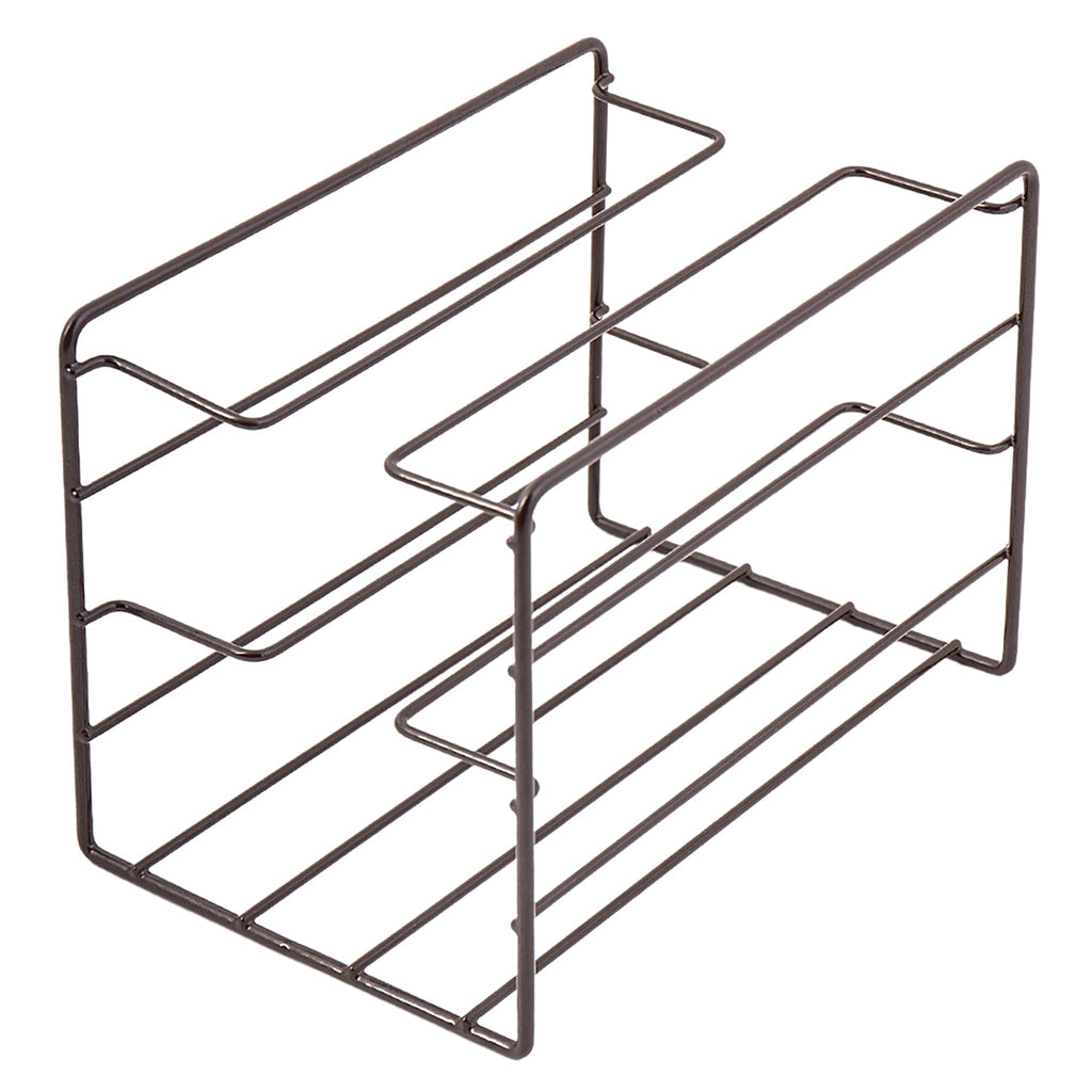 3-Tier Kitchen Foil Wrap Holder Organizer - Bronze