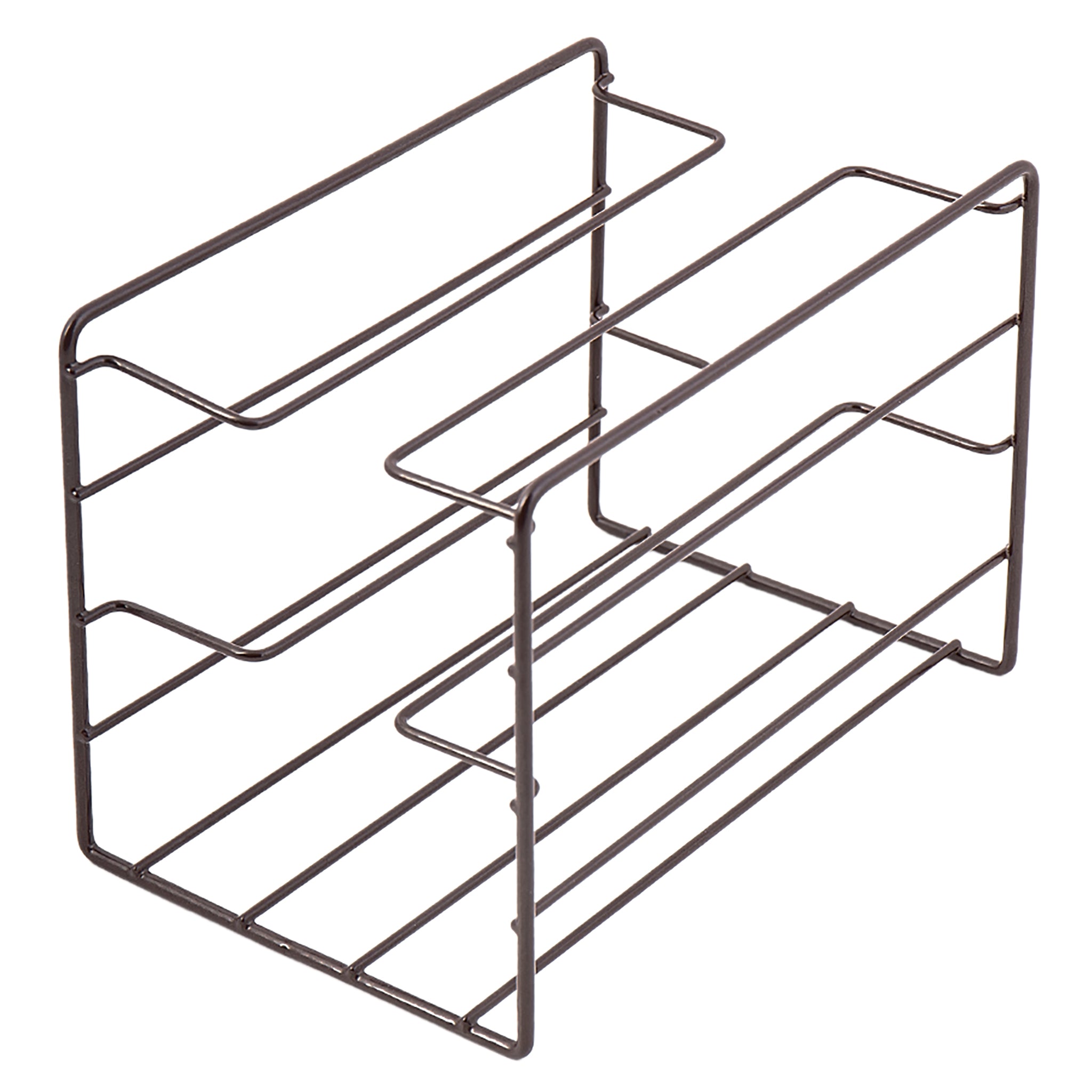 3-Tier Kitchen Foil Wrap Holder Organizer - Bronze