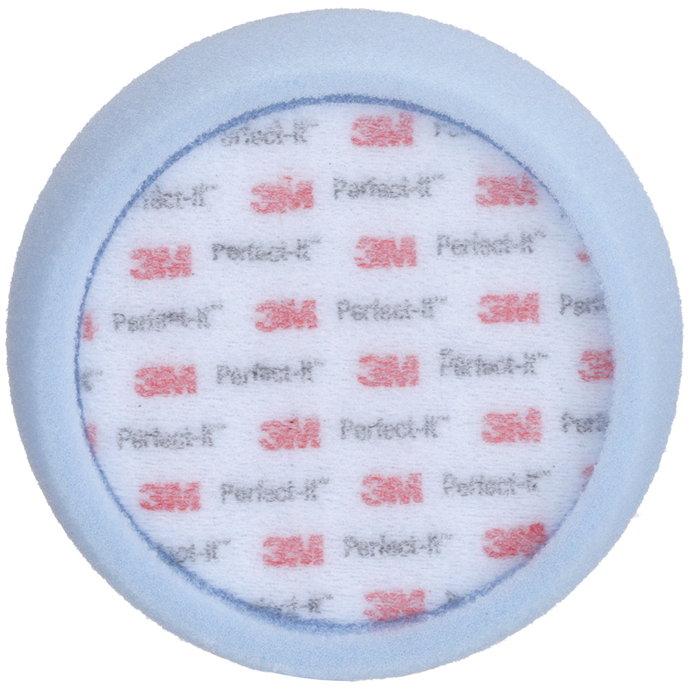 3M Perfect-It Ultrafine Foam Polishing Pad, 30043 - 4", Blue (2 pack)