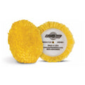 Buff and Shine Wool Blend Polishing Pad - 3", Yellow (2 pack)