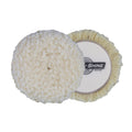 Buff and Shine Wool Cutting Pad - 3", White (2 pack)