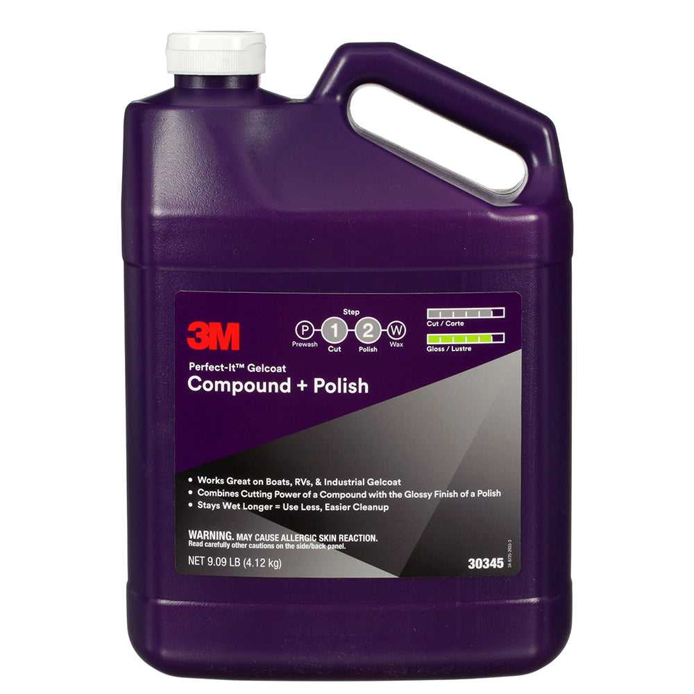 3M Perfect-It Gelcoat Compound + Polish, 30345 - 1 gal.