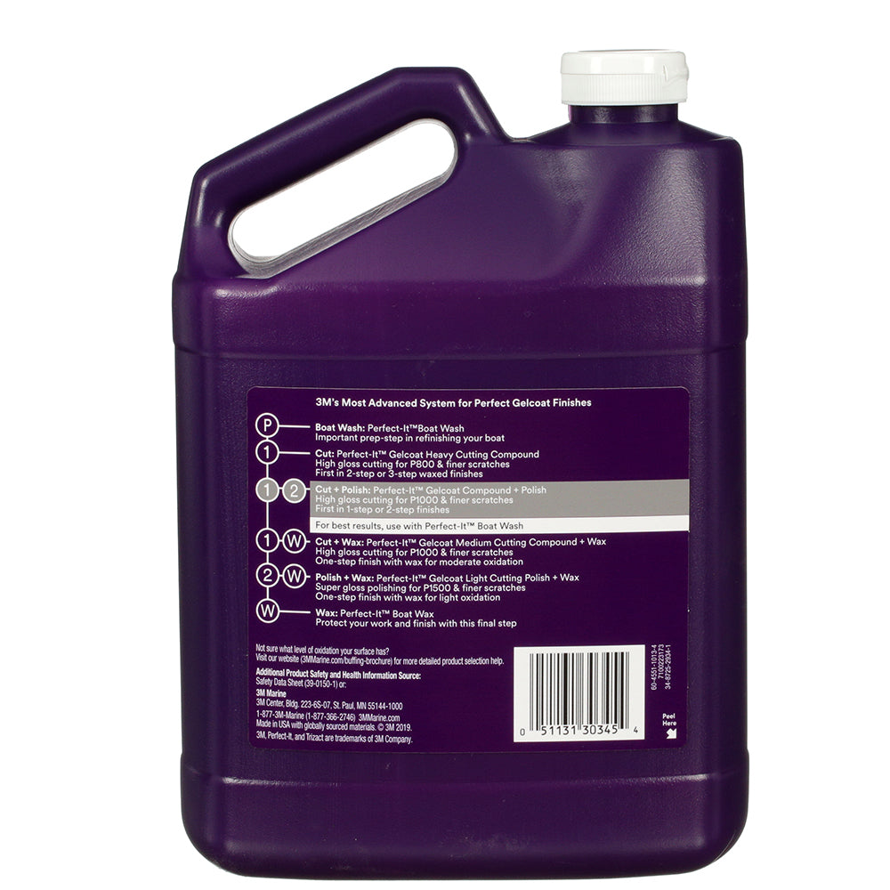 3M Perfect-It Gelcoat Compound + Polish, 30345 - 1 gal.