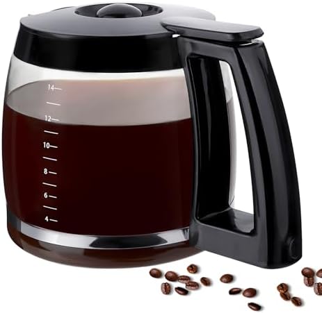 14-Cup Coffee Pot Replacement for Cuisinart Coffee Makers - Compatible with DCC-3200, DCC-3200P1, DCC-2200, DCC-2200RC, DCC-2800 & DCC-T20 Model