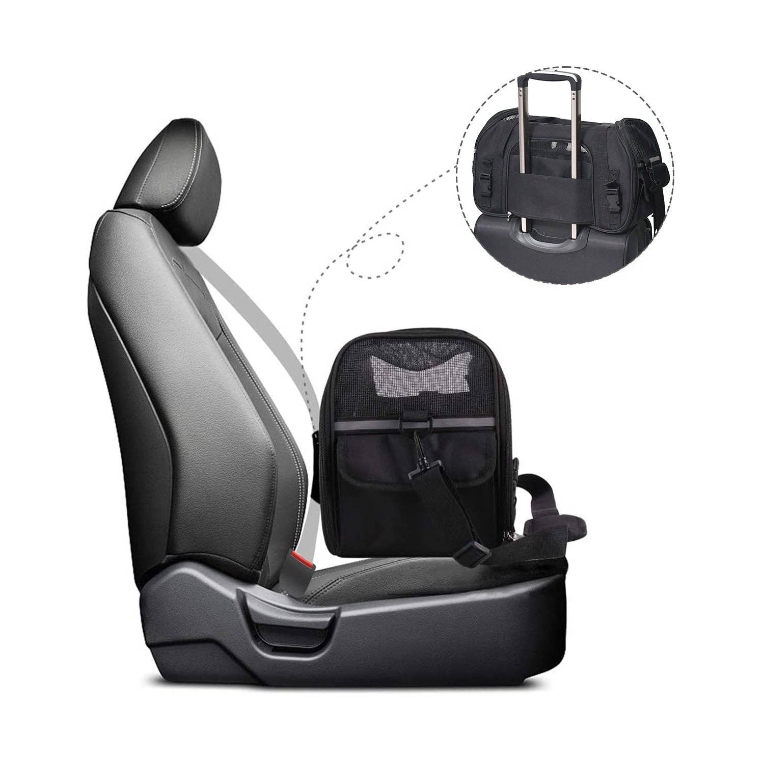 Jespet Paws Soft Sided Small Dog Carrier Comfort for Travel